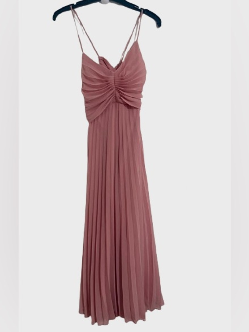 ASOS light pink Halter Midi Dress